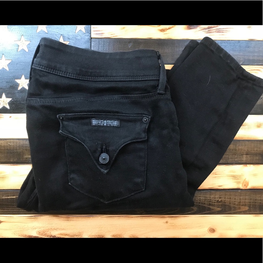 Size 28 Hudson Black Denim Skinny Jeans